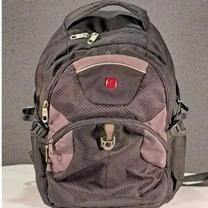 SwissGear Airflow Laptop Backpack Black Tech Commuter Bag Tablet Sleeve